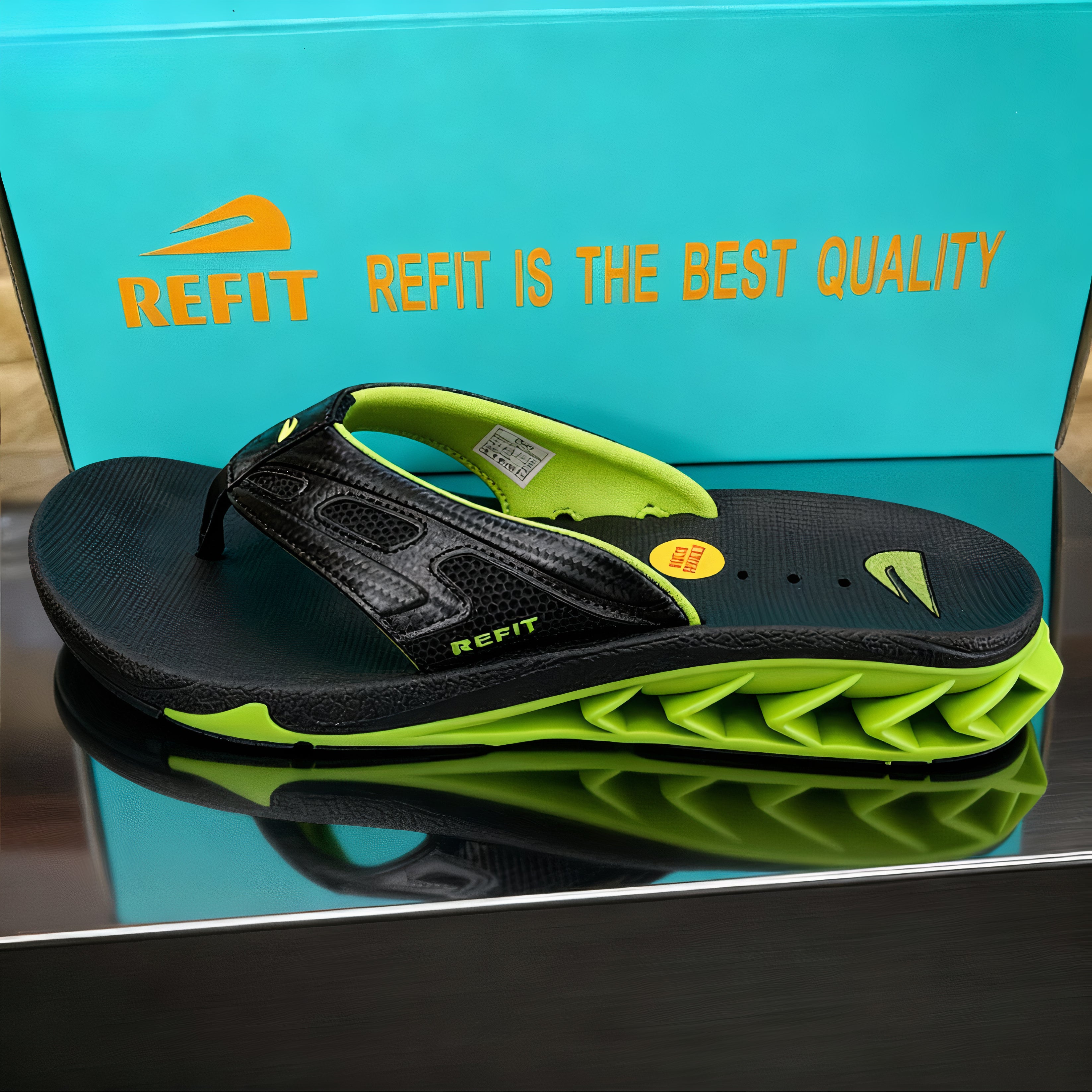 REFIT Fanning Black/ GREEN