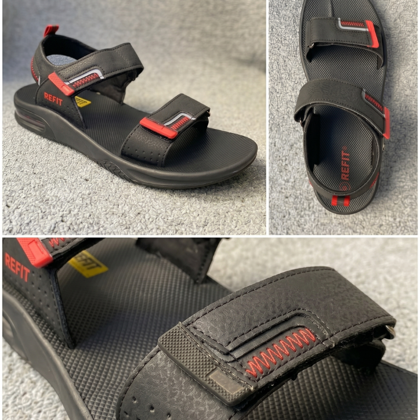 REFIT Men's Sandals RE7 BLACK / REED