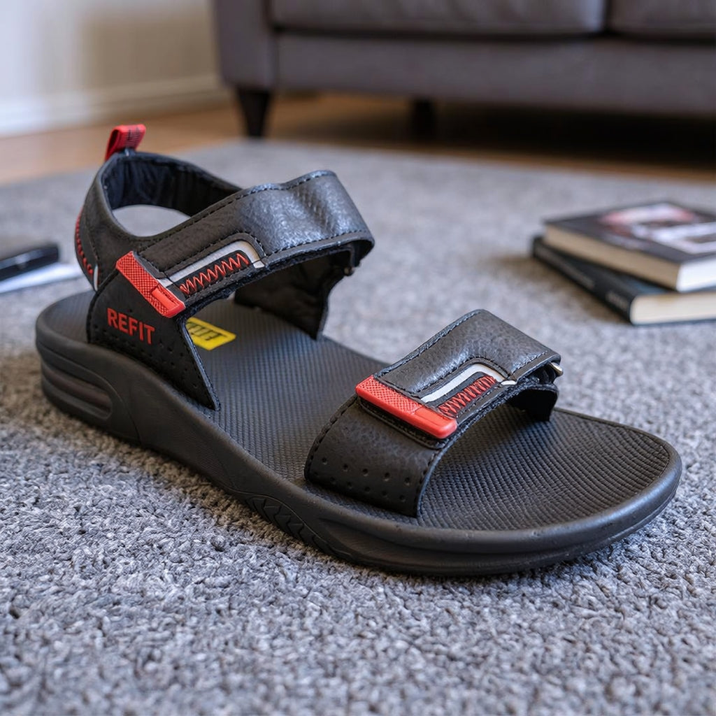 REFIT Men's Sandals RE7 BLACK / REED