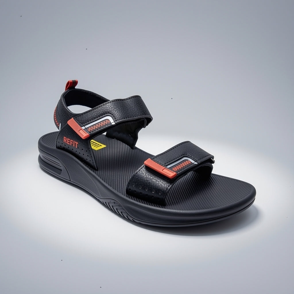 REFIT Men's Sandals RE7 BLACK / REED