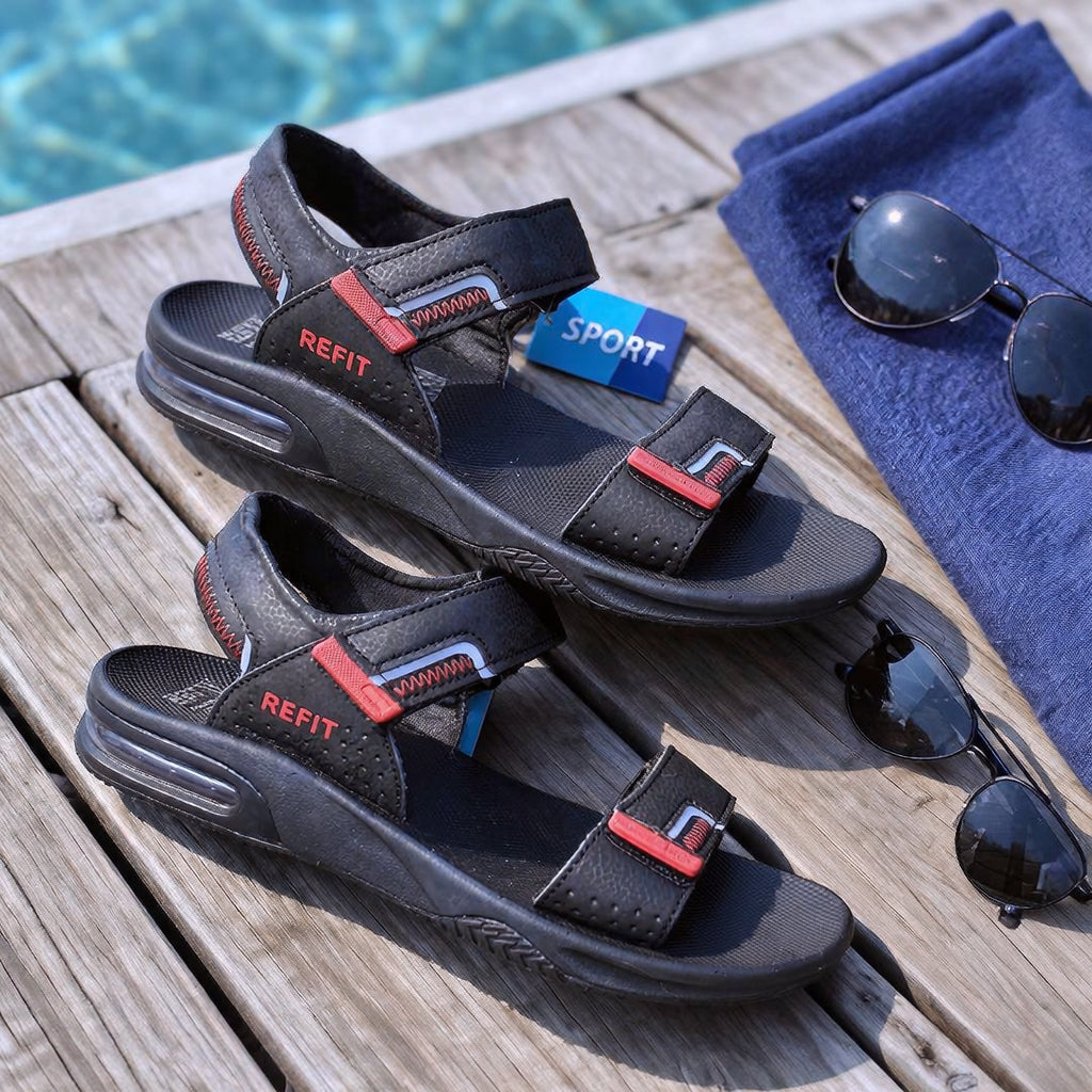 REFIT Men's Sandals RE7 BLACK / REED