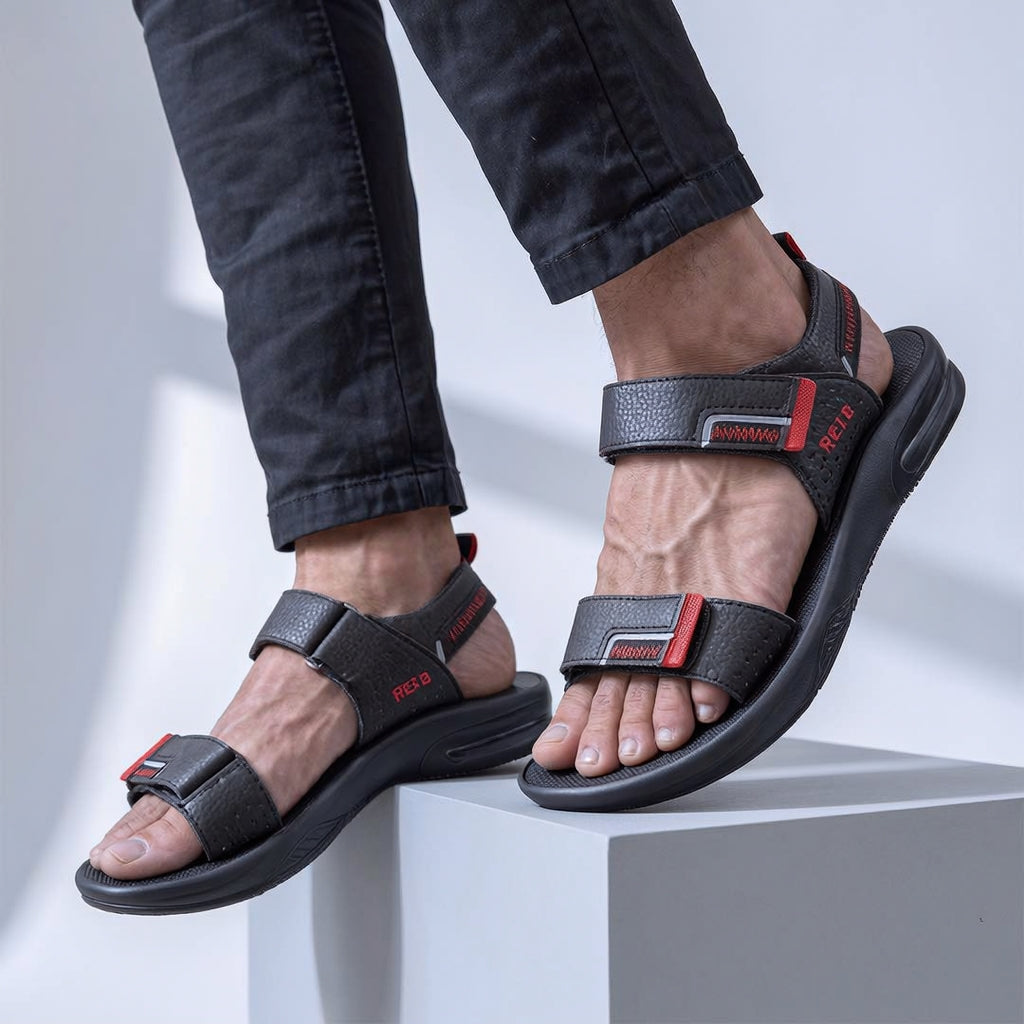 REFIT Men's Sandals RE7 BLACK / REED