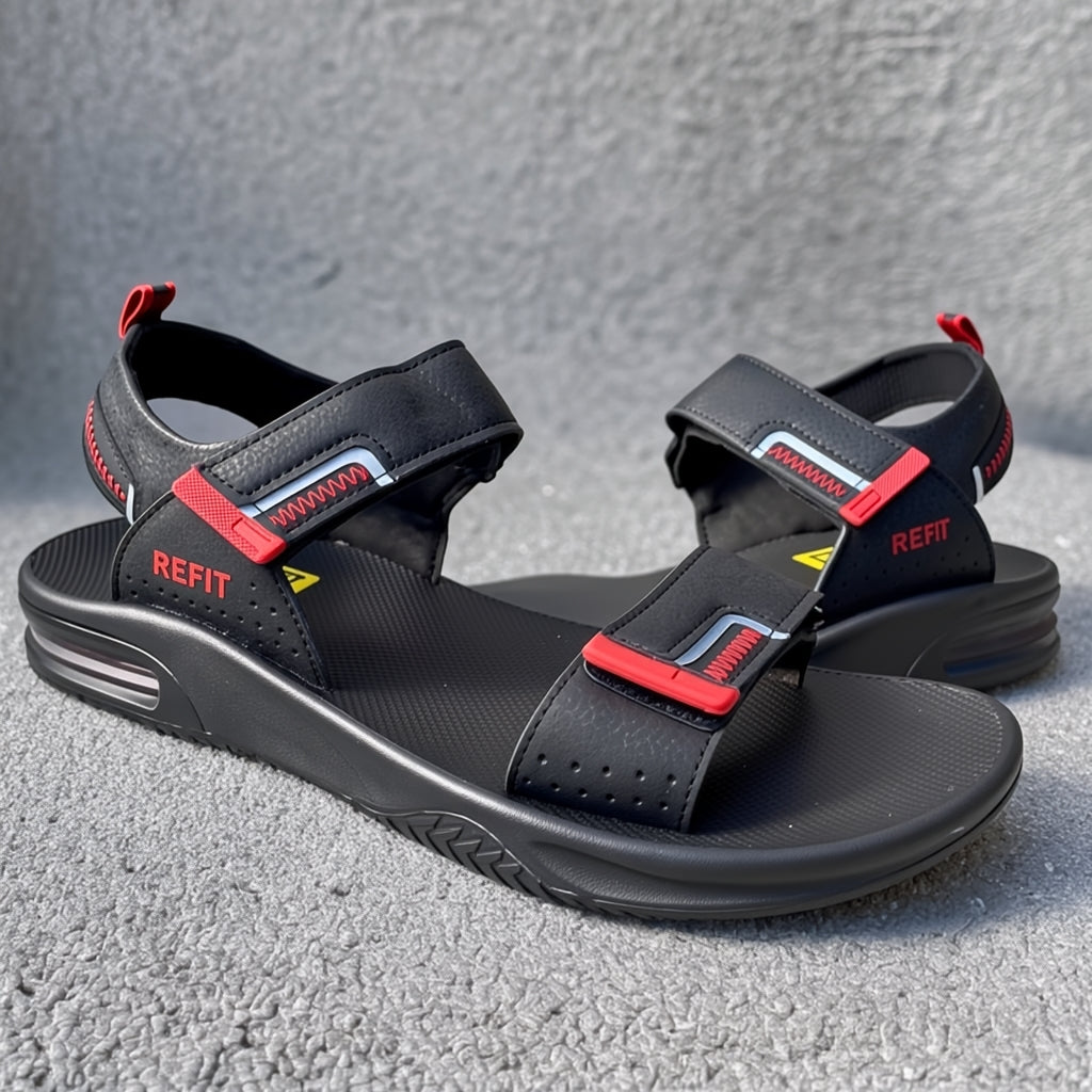 REFIT Men's Sandals RE7 BLACK / REED
