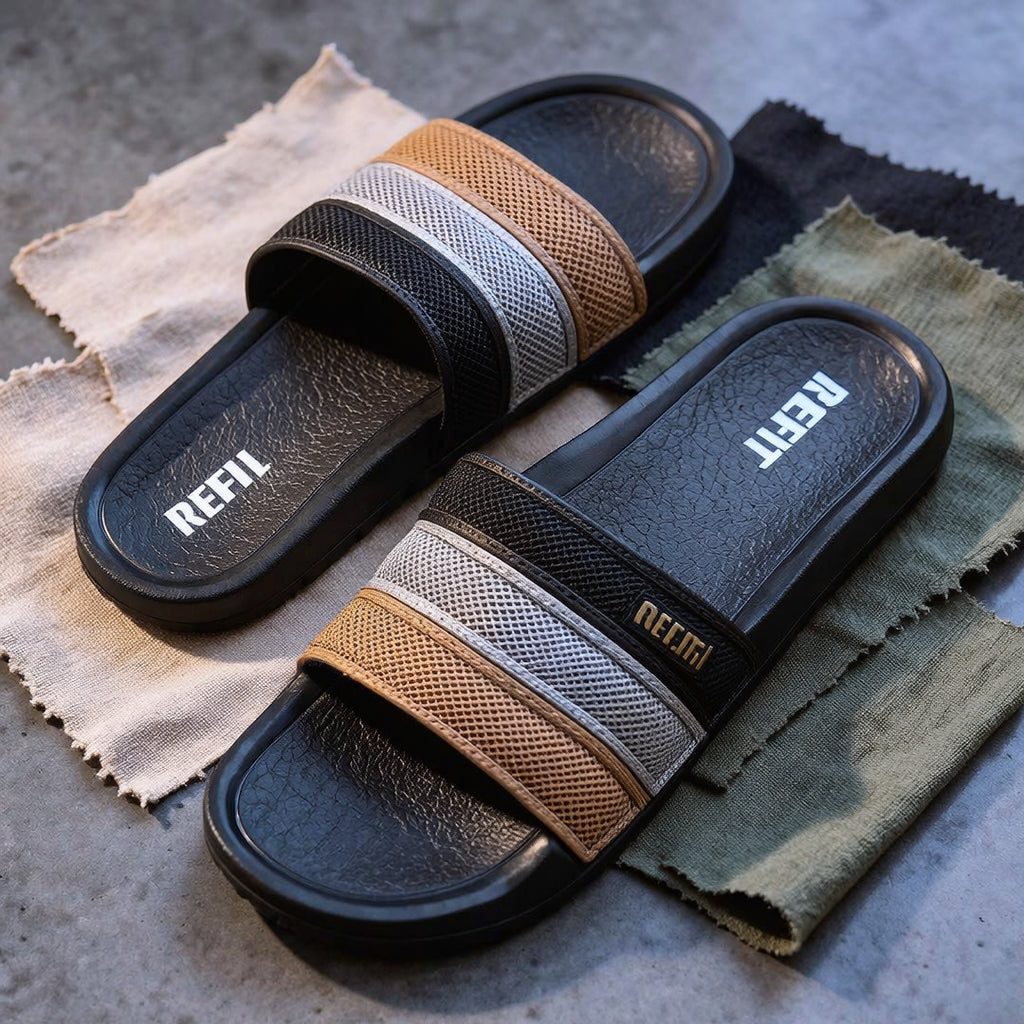 refit  Slide RE 446  /Beige & Marron clair