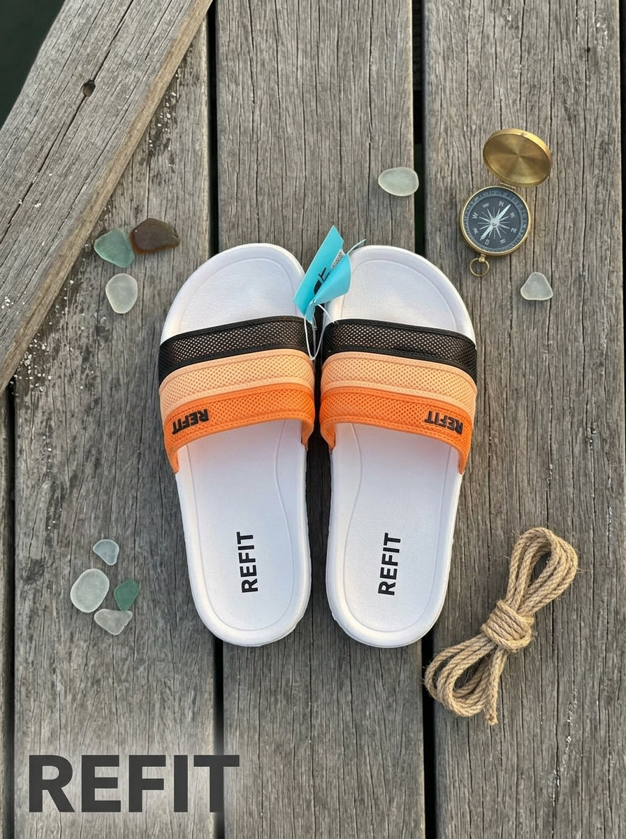 refit  Slide RE 446 /  Pêche/Orange clair