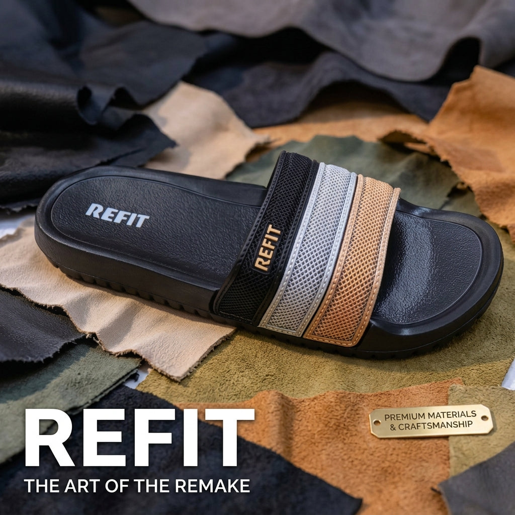 refit  Slide RE 446  /Beige & Marron clair