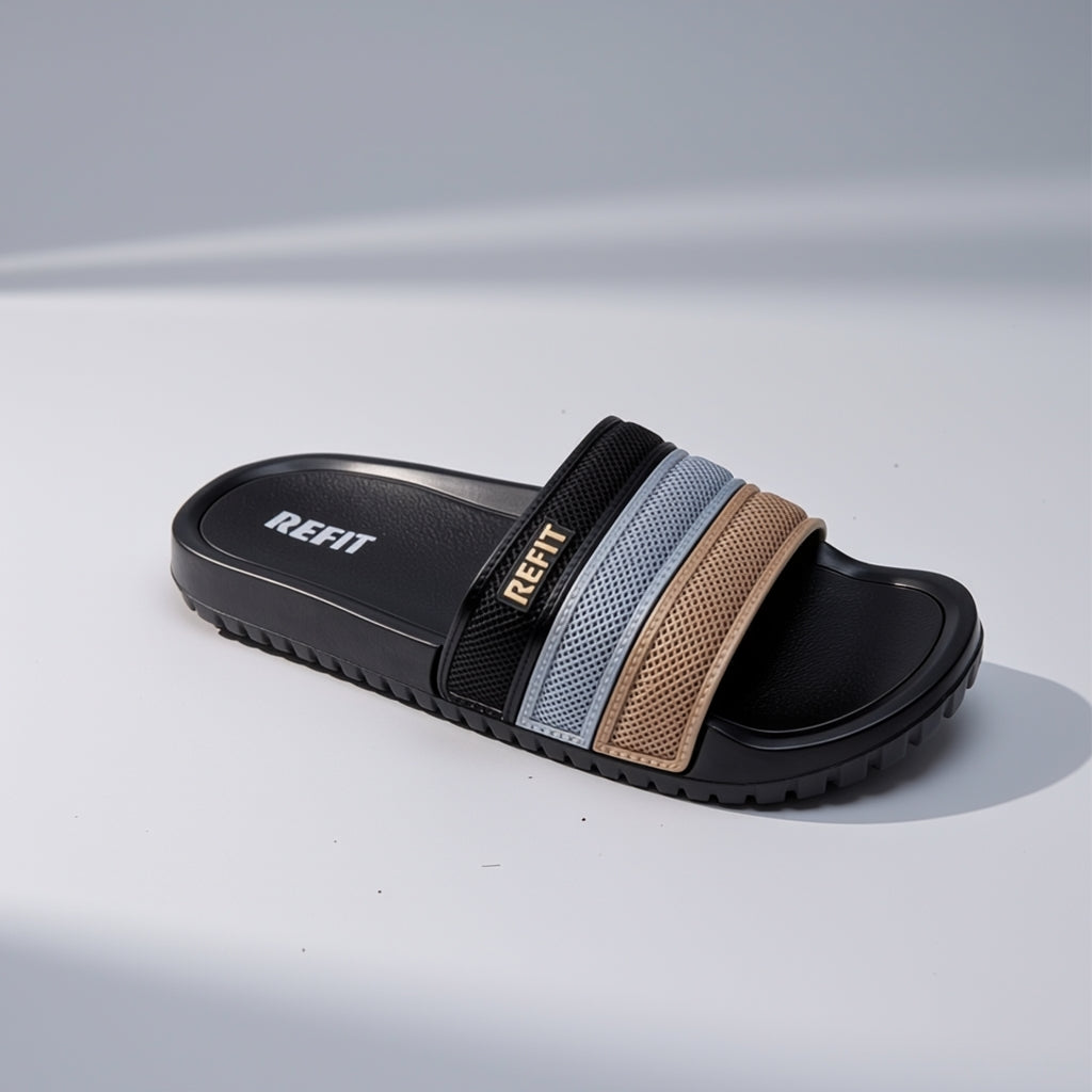 refit  Slide RE 446  /Beige & Marron clair