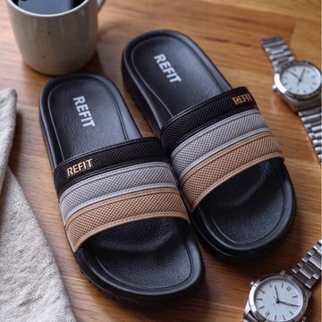 refit  Slide RE 446  /Beige & Marron clair